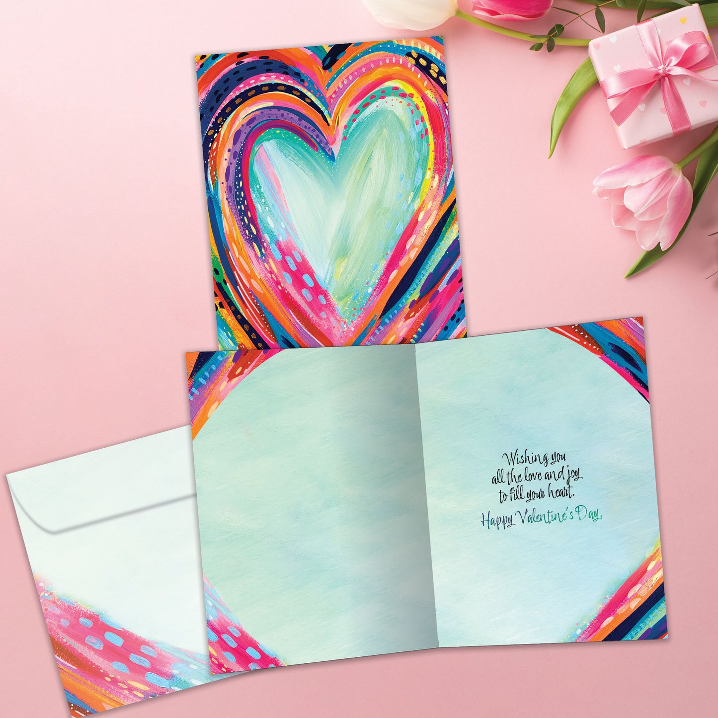 Artful Heart Valentine’s Day Card