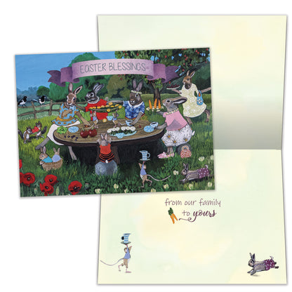 Family Blessings Easter Card