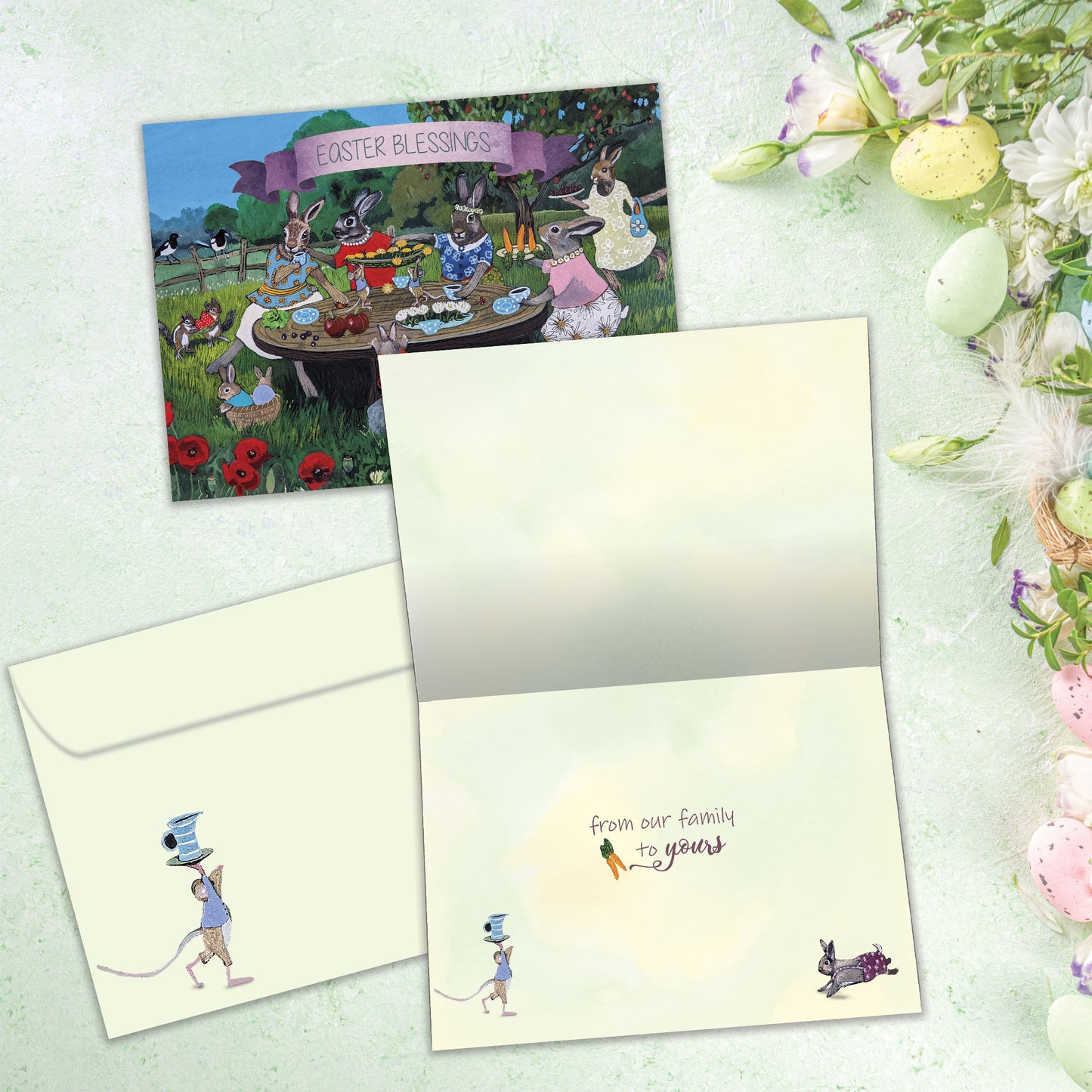 Family Blessings Easter Card