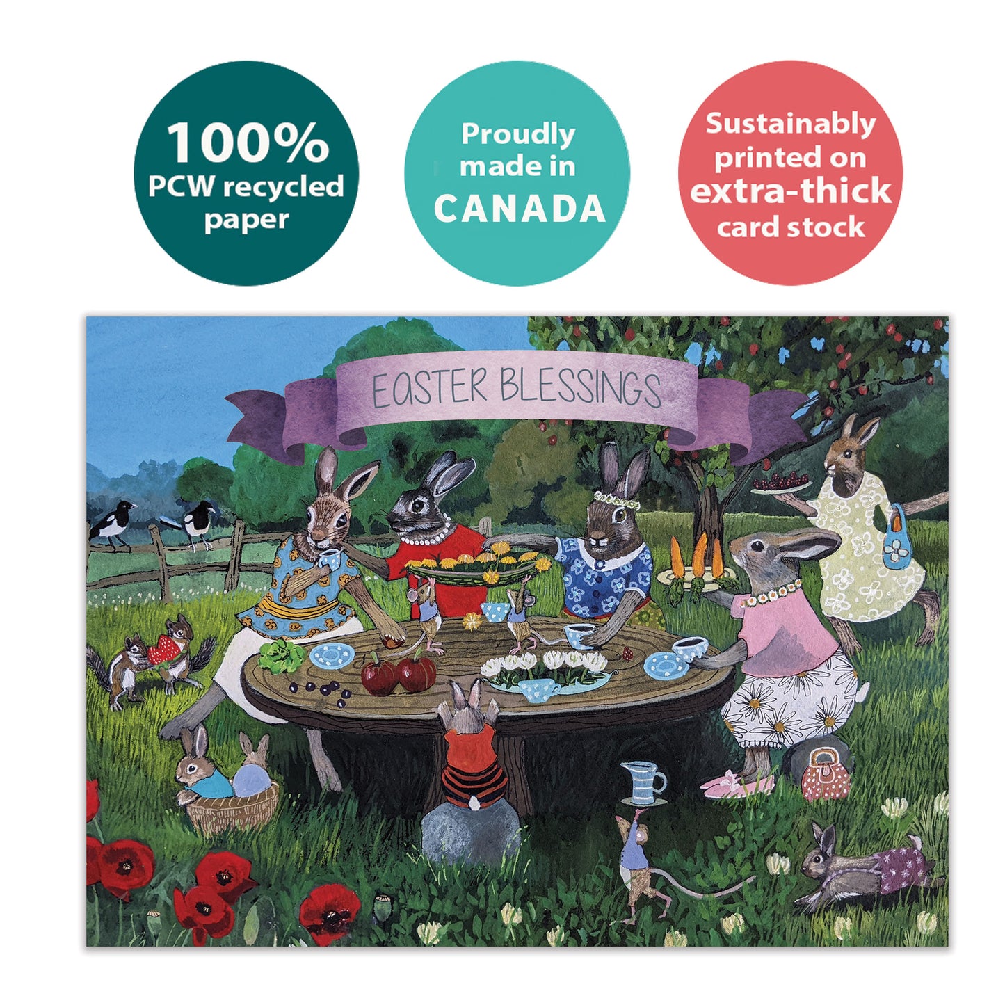 Family Blessings Easter Card