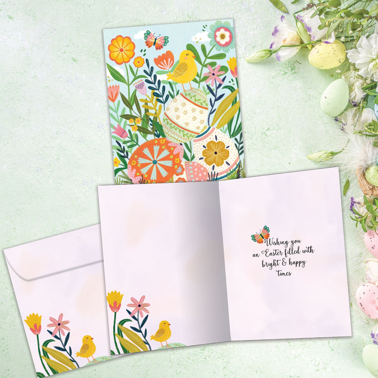 Bright and Happy Easter Card