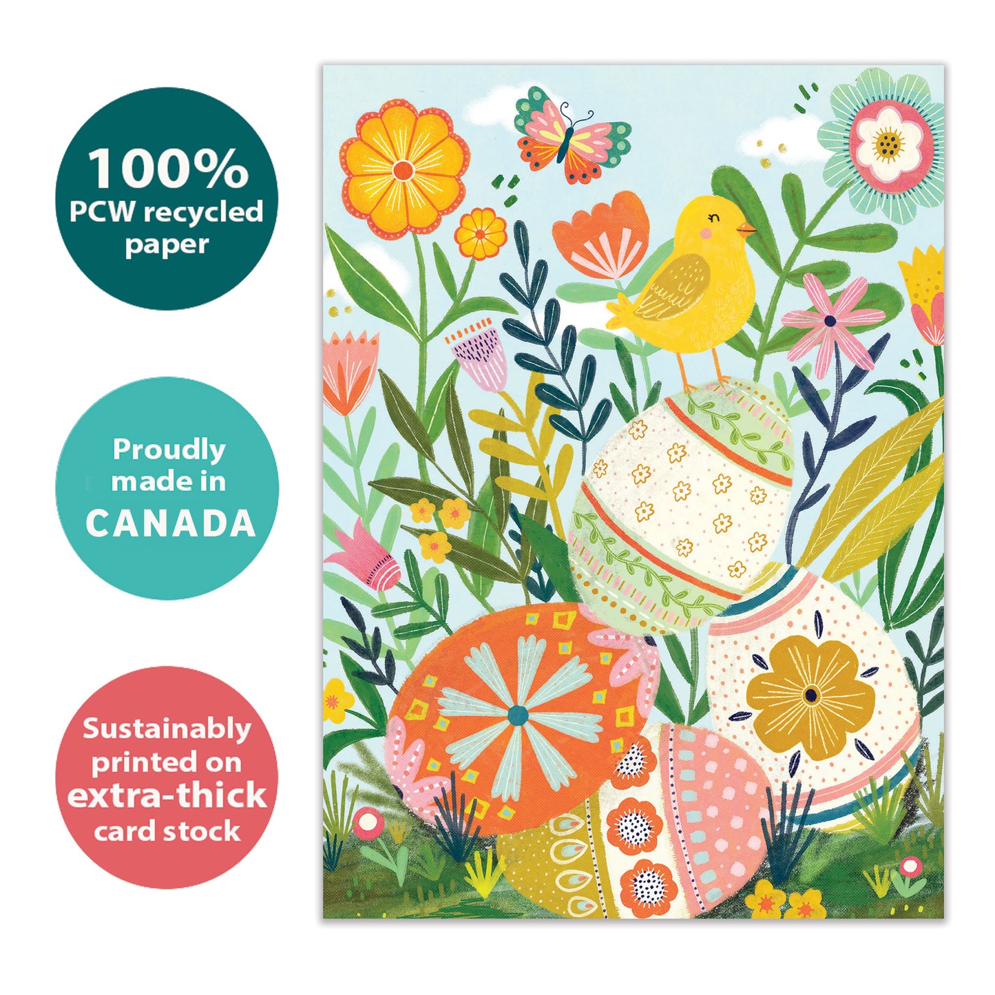 Bright and Happy Easter Card