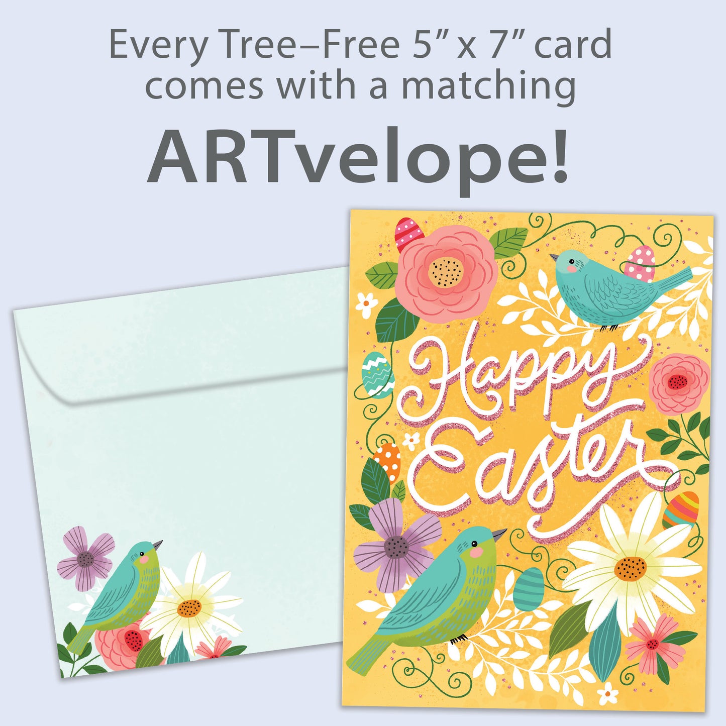 Bright and Beautiful Easter Card