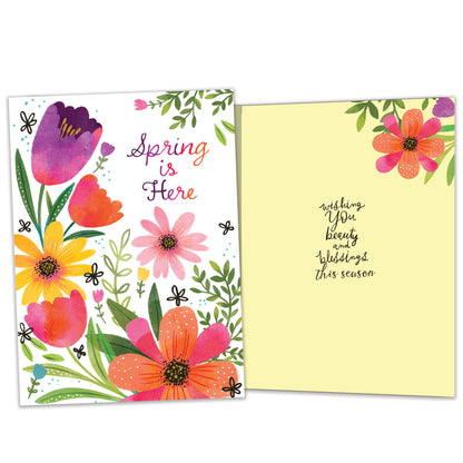 Beauty and Blessings Easter Card