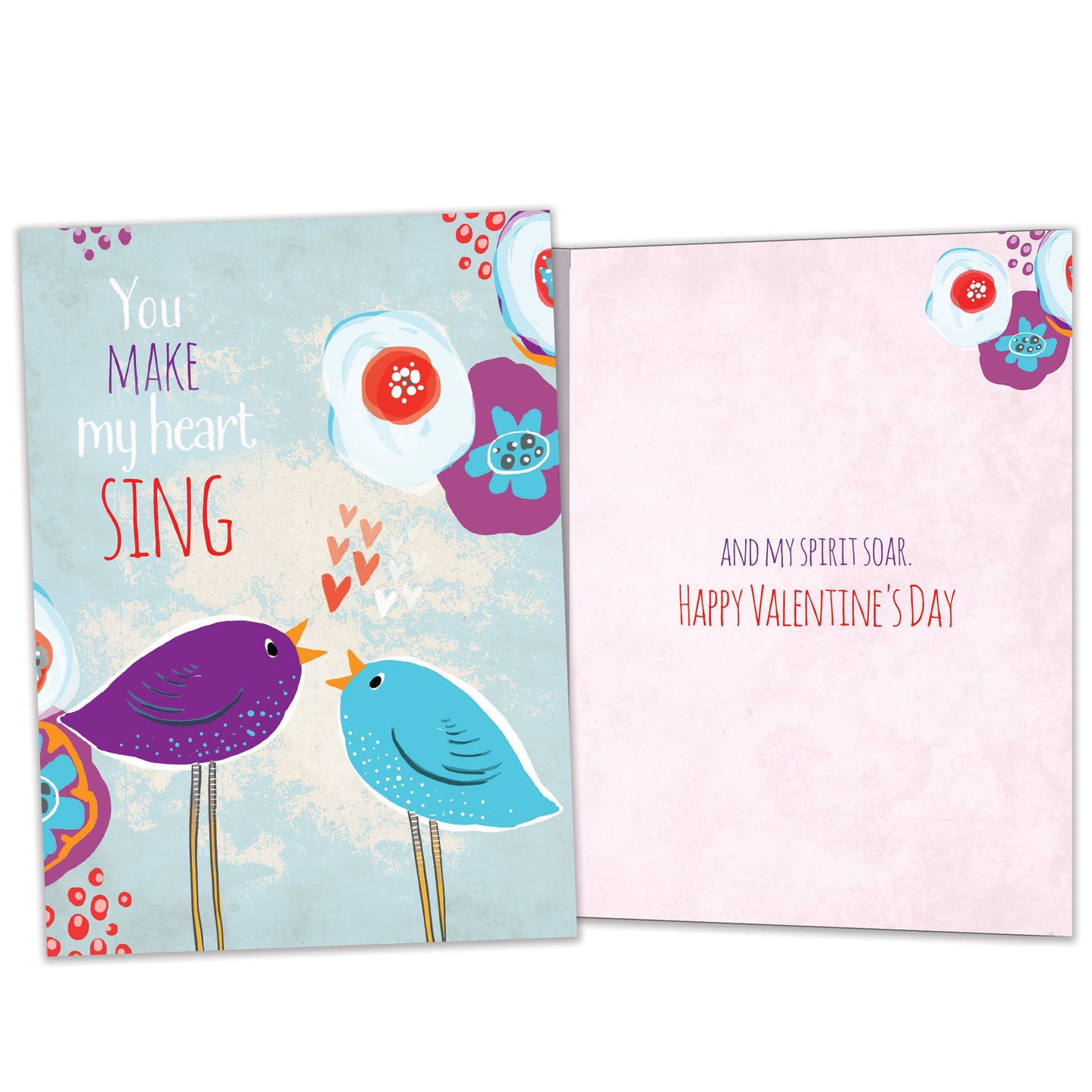 Singing Hearts Valentine’s Day Card