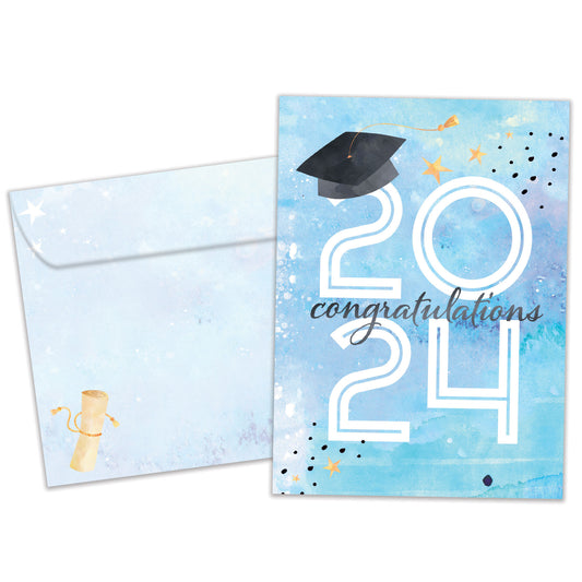 2024 Congrats Cap Graduation Card