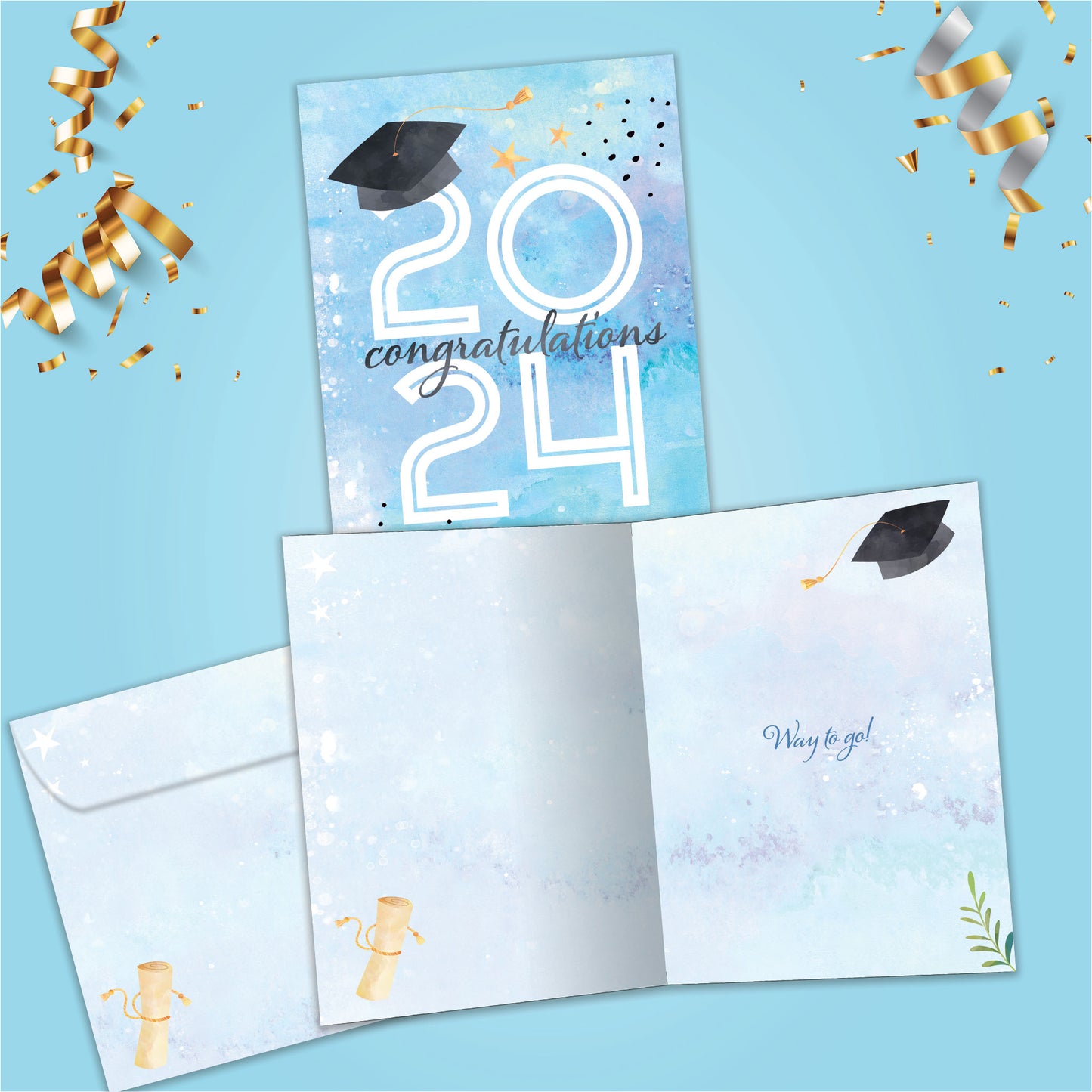 2024 Congrats Cap Graduation Card