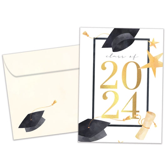 2024 Congrats Diploma Graduation Card