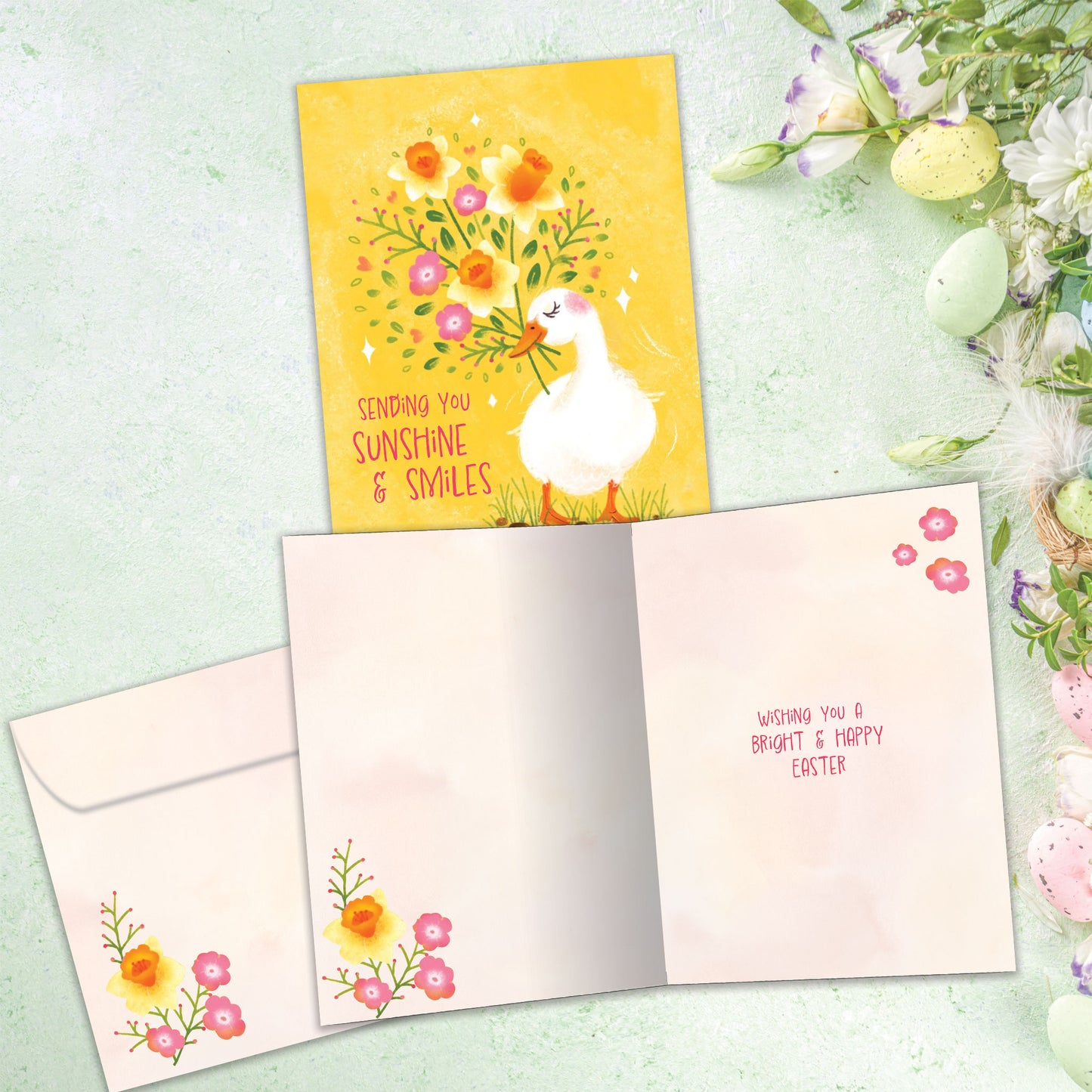 Sunshine and Smiles Easter Card