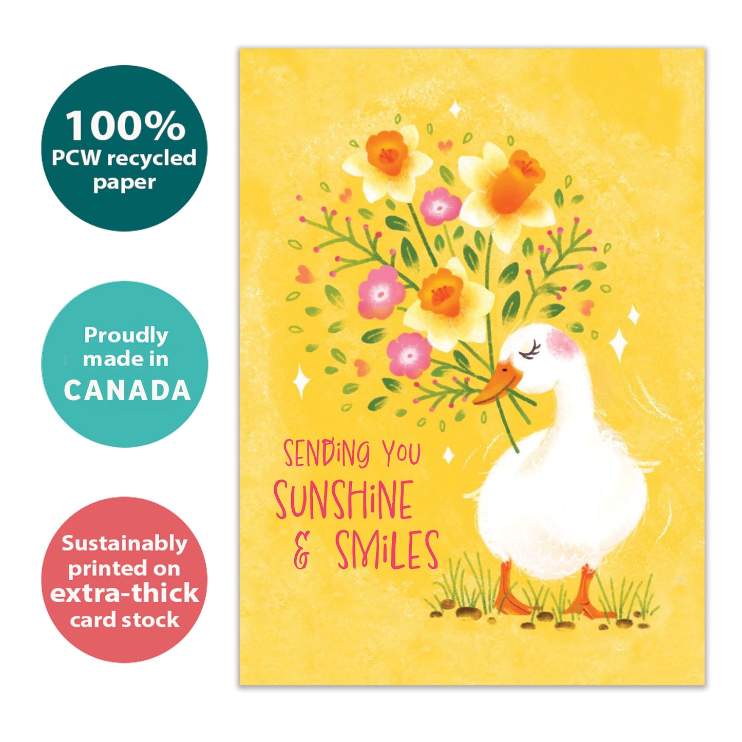 Sunshine and Smiles Easter Card