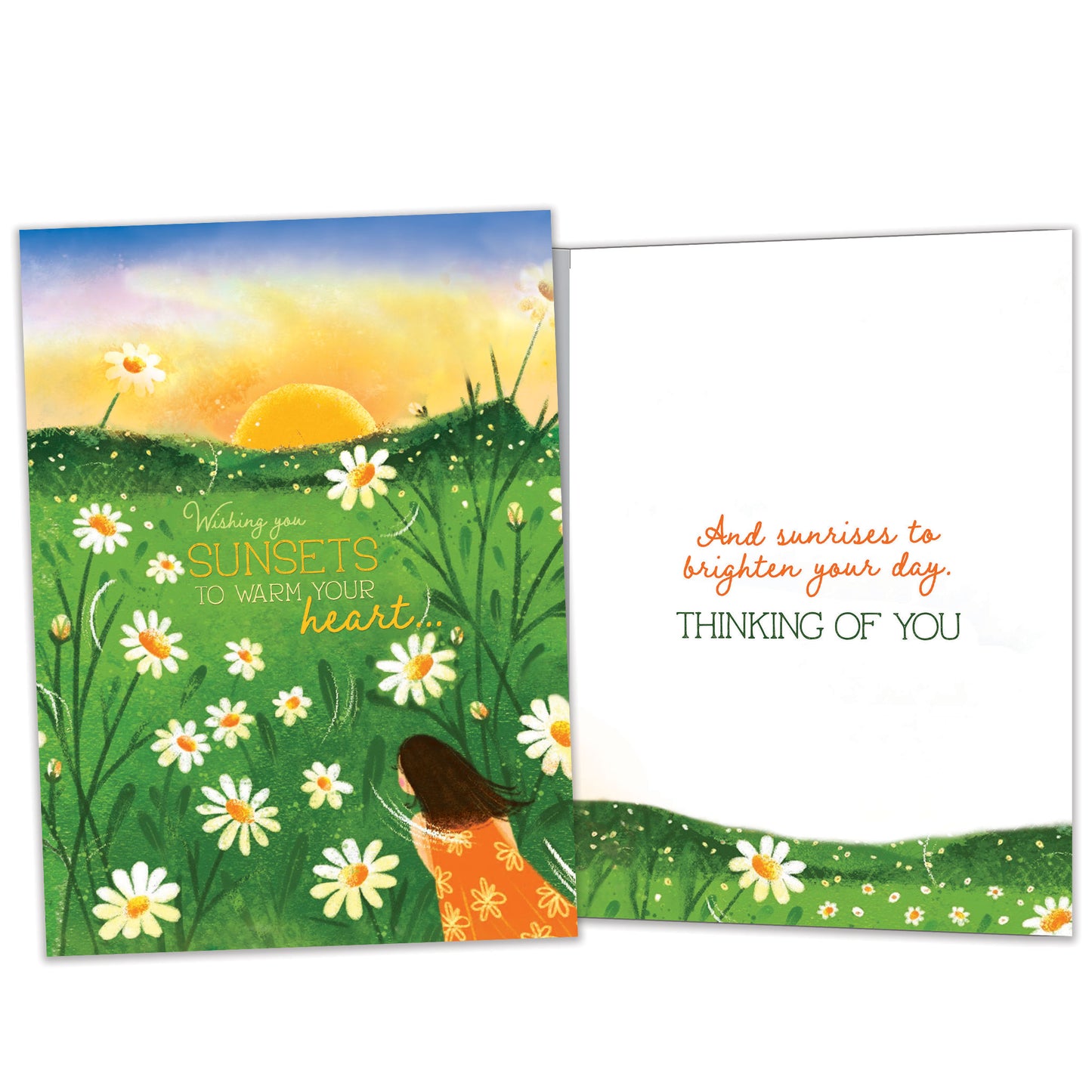 Sunset Wish Just Because Card