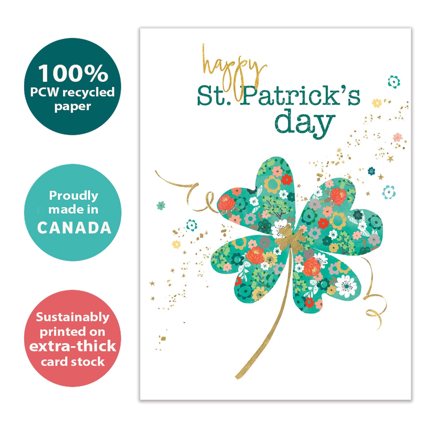 Luck and Cheer St. Patrick's Day Card