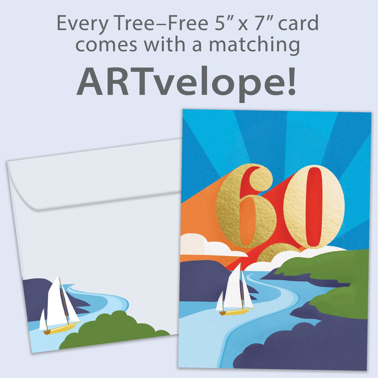 Smooth Sailing 60 Milestone Birthday Card