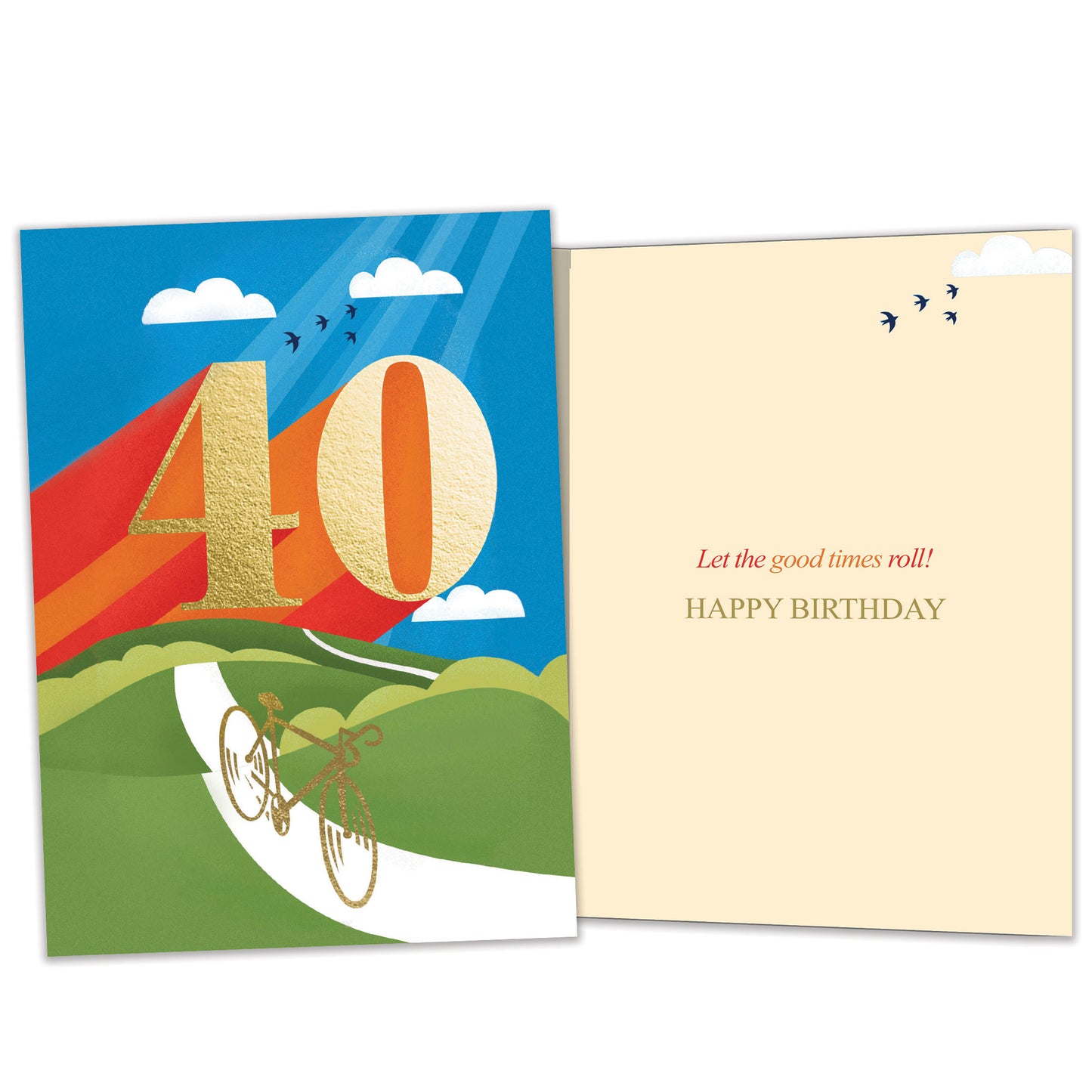 Good Times 40 Milestone Birthday Card