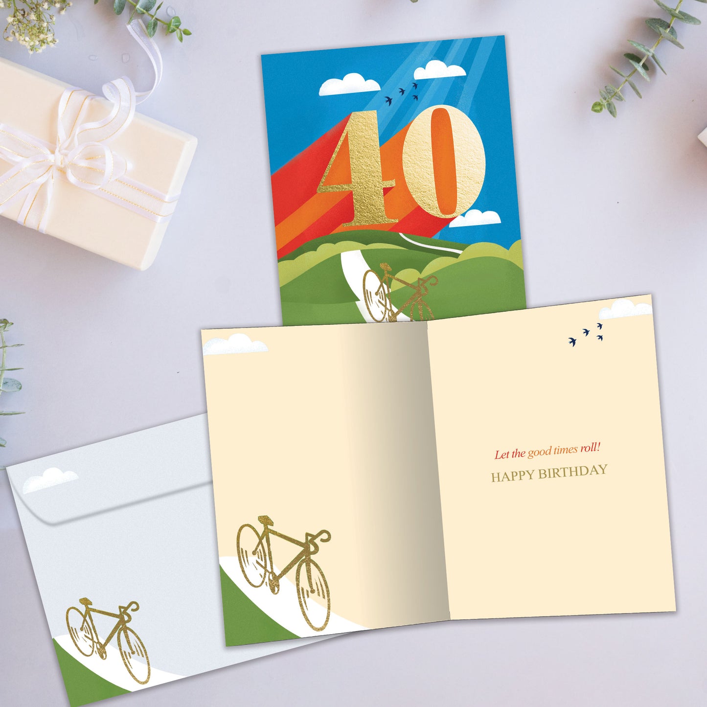 Good Times 40 Milestone Birthday Card