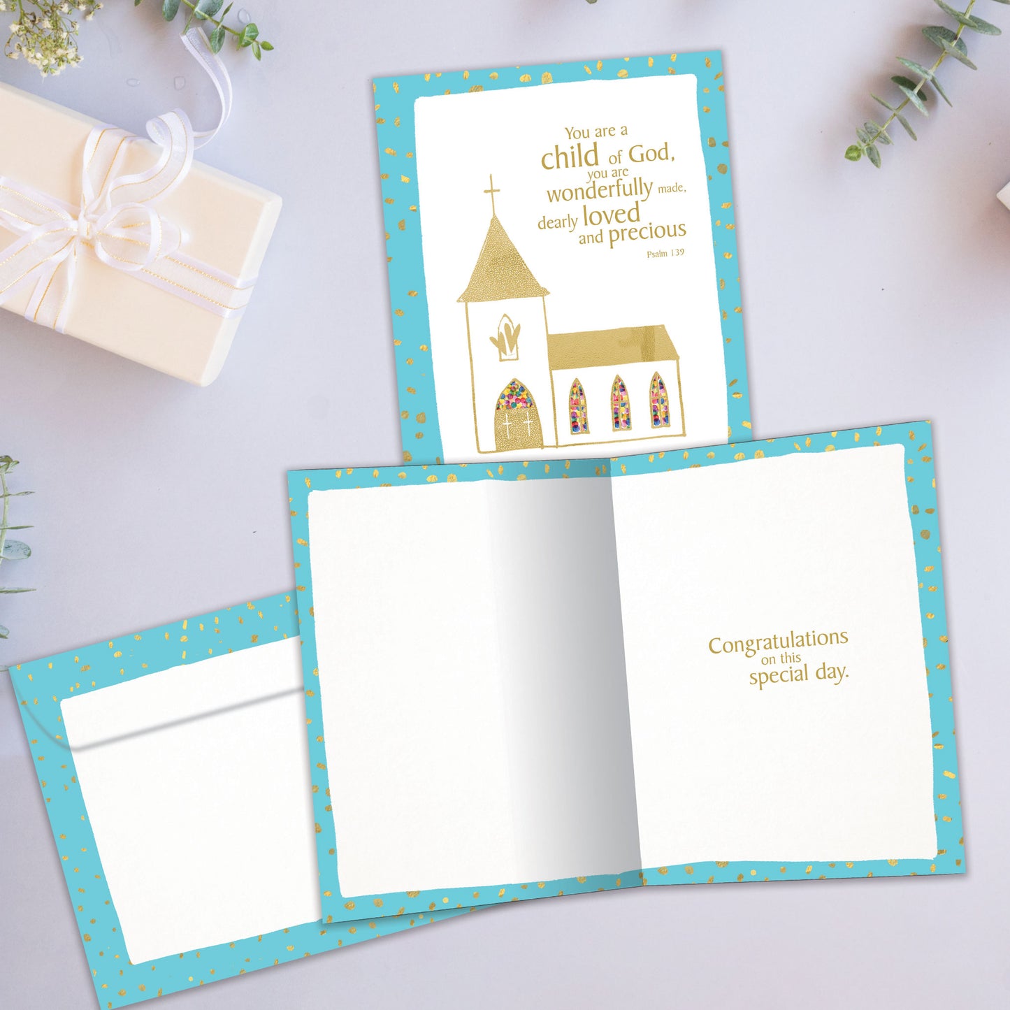 In His Sight First Communion Card