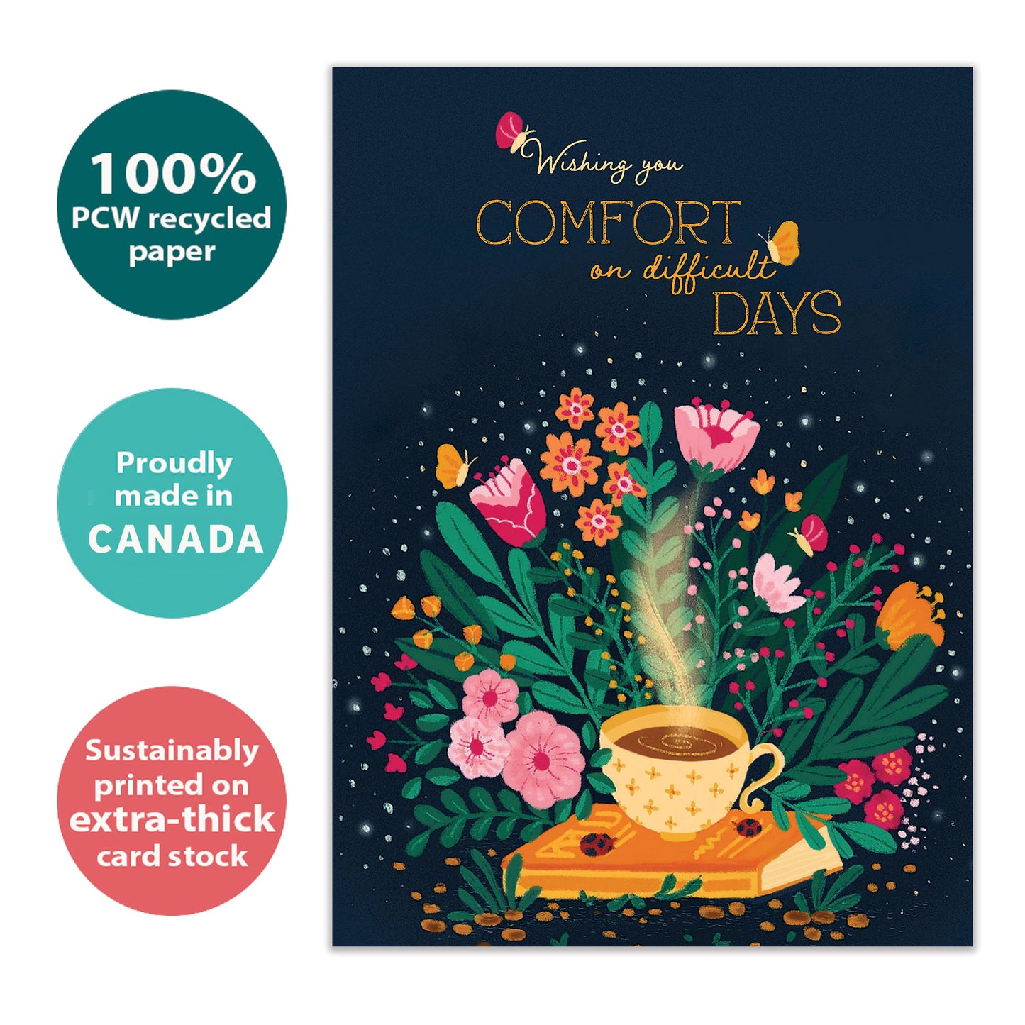 Comfort Wish Support and Encouragement Card