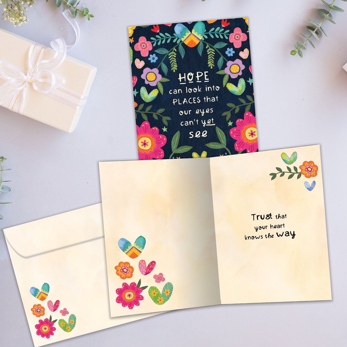 Unseen Places Just Because Card