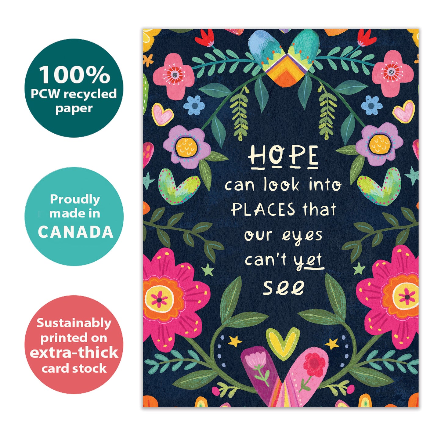 Unseen Places Just Because Card