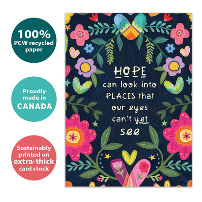 Unseen Places Just Because Card