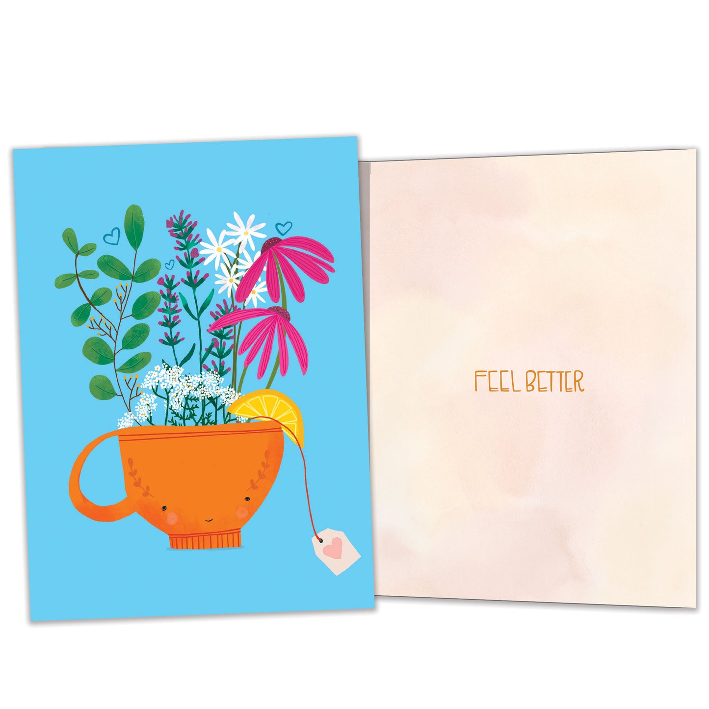Feel Better Tea Get Well Card