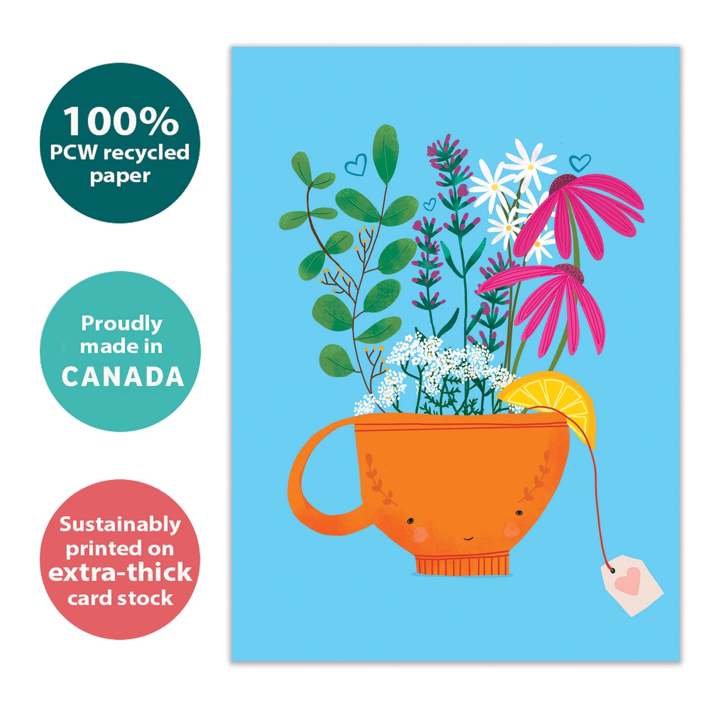 Feel Better Tea Get Well Card