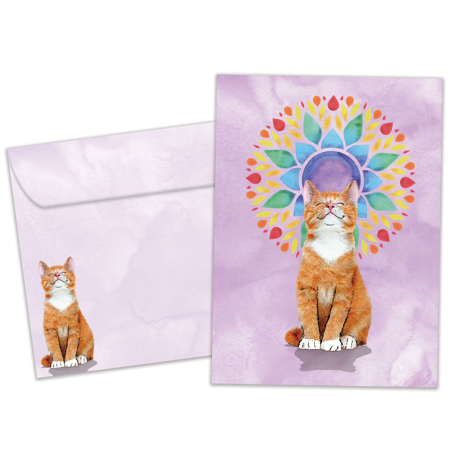 Good Vibes Cat Just Because Card