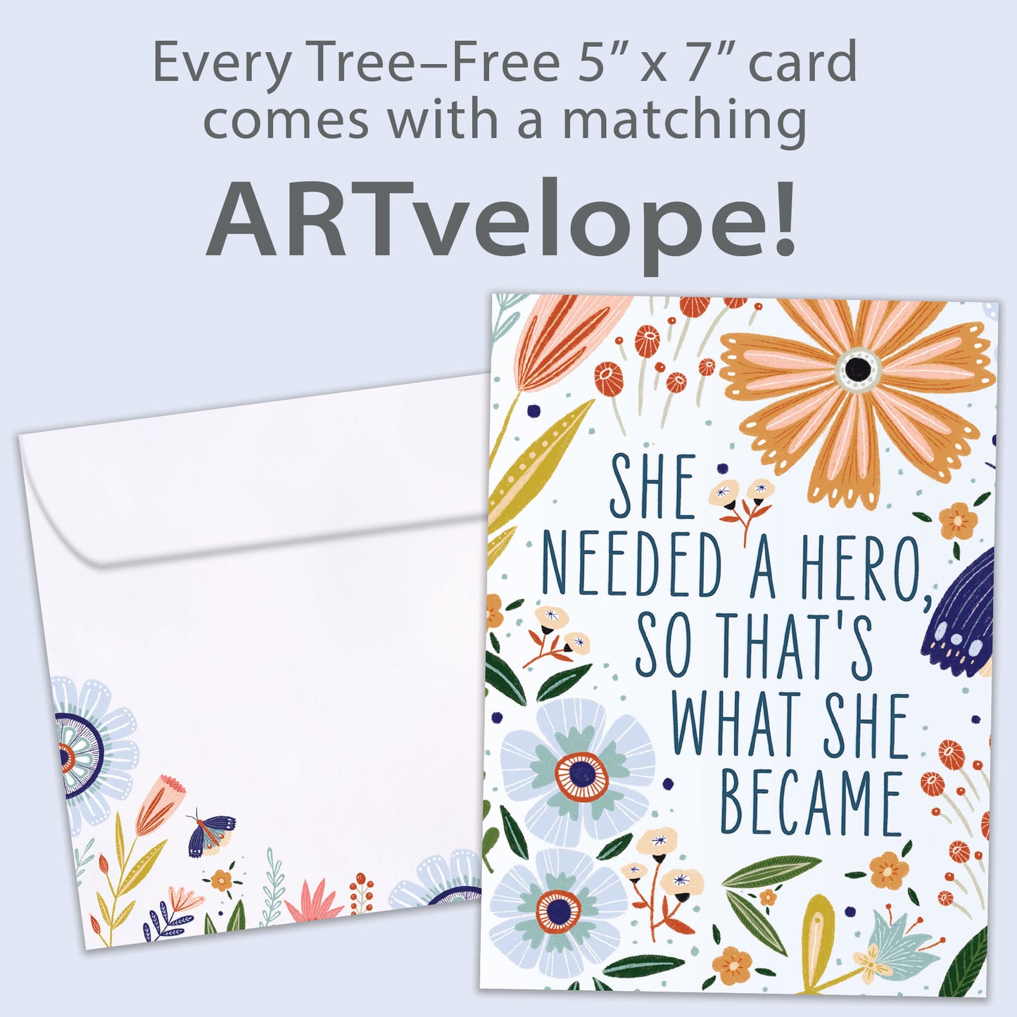 What She Became Just Because Card