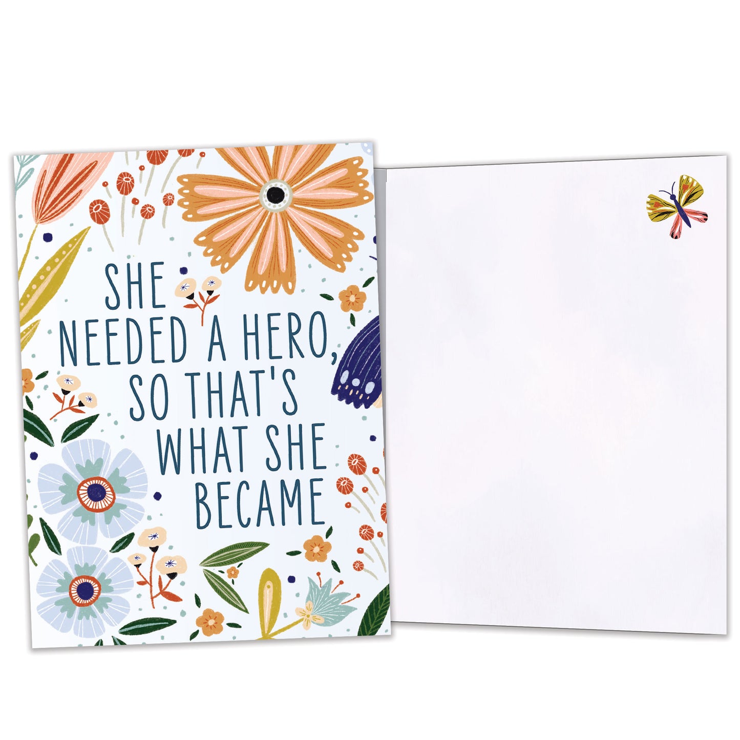 What She Became Just Because Card