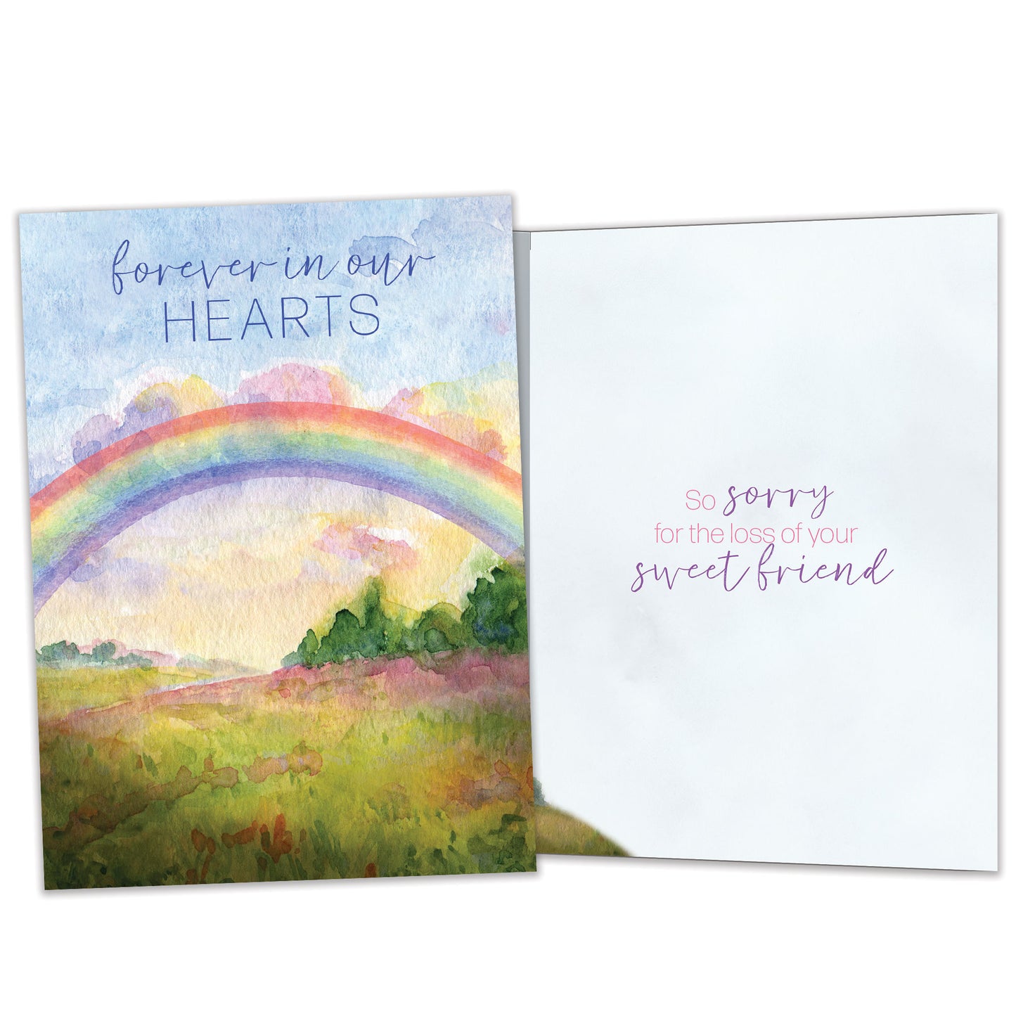 Sweet Pet Rainbow Pet Sympathy Card