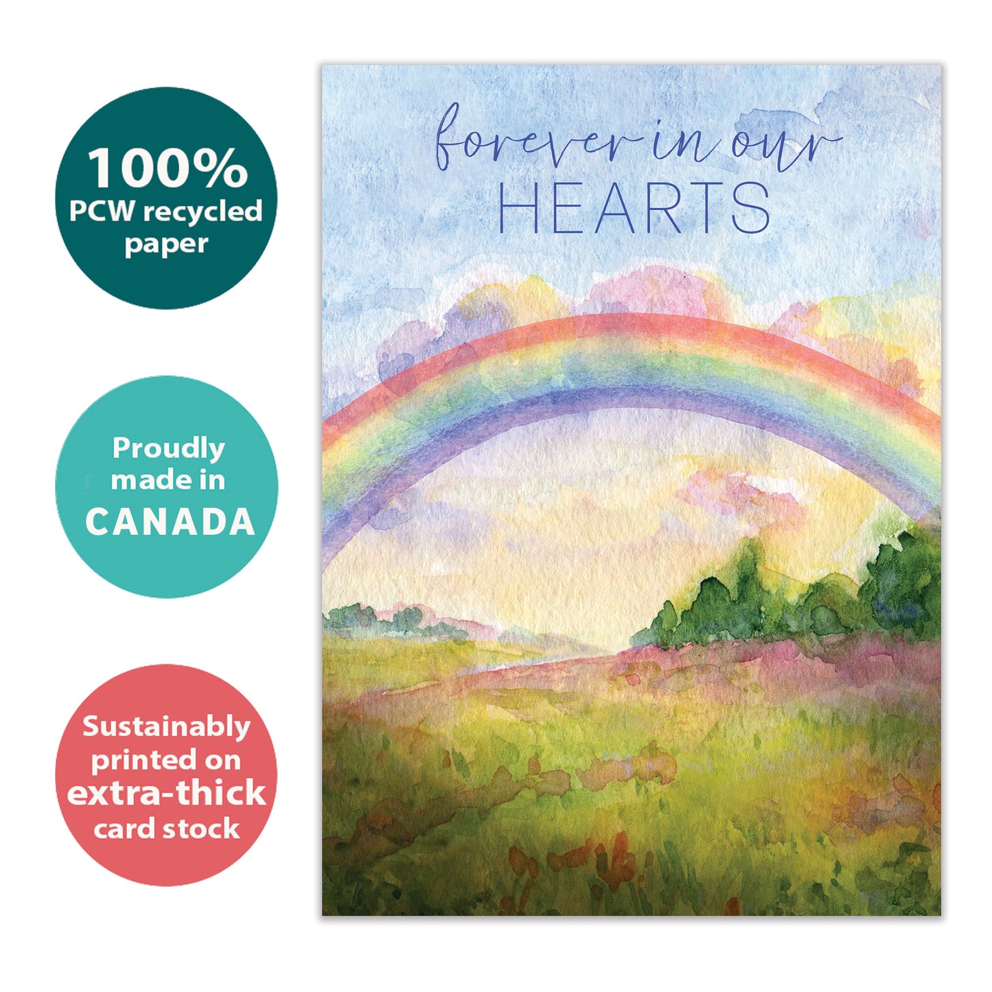 Sweet Pet Rainbow Pet Sympathy Card