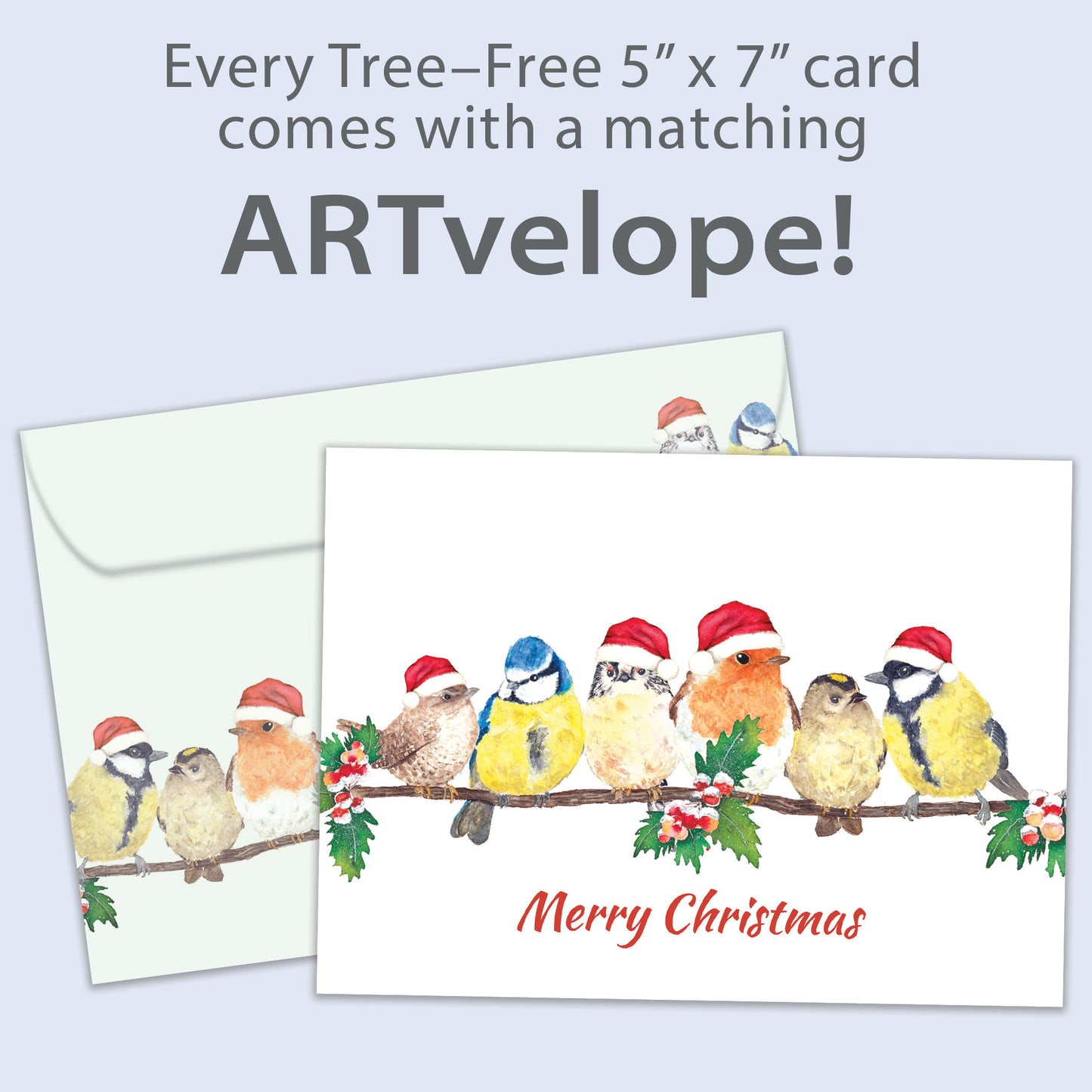 Bird Togetherness Christmas Card
