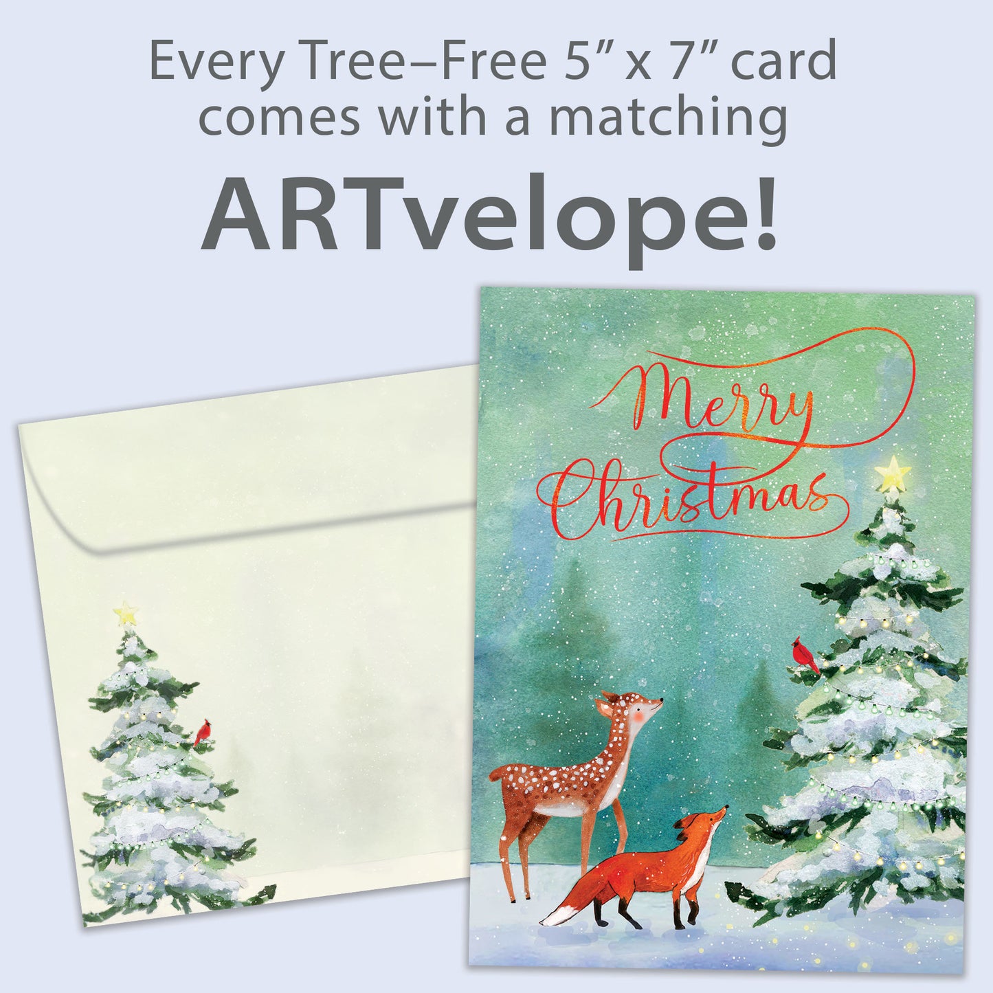 Winter Joy Christmas Card