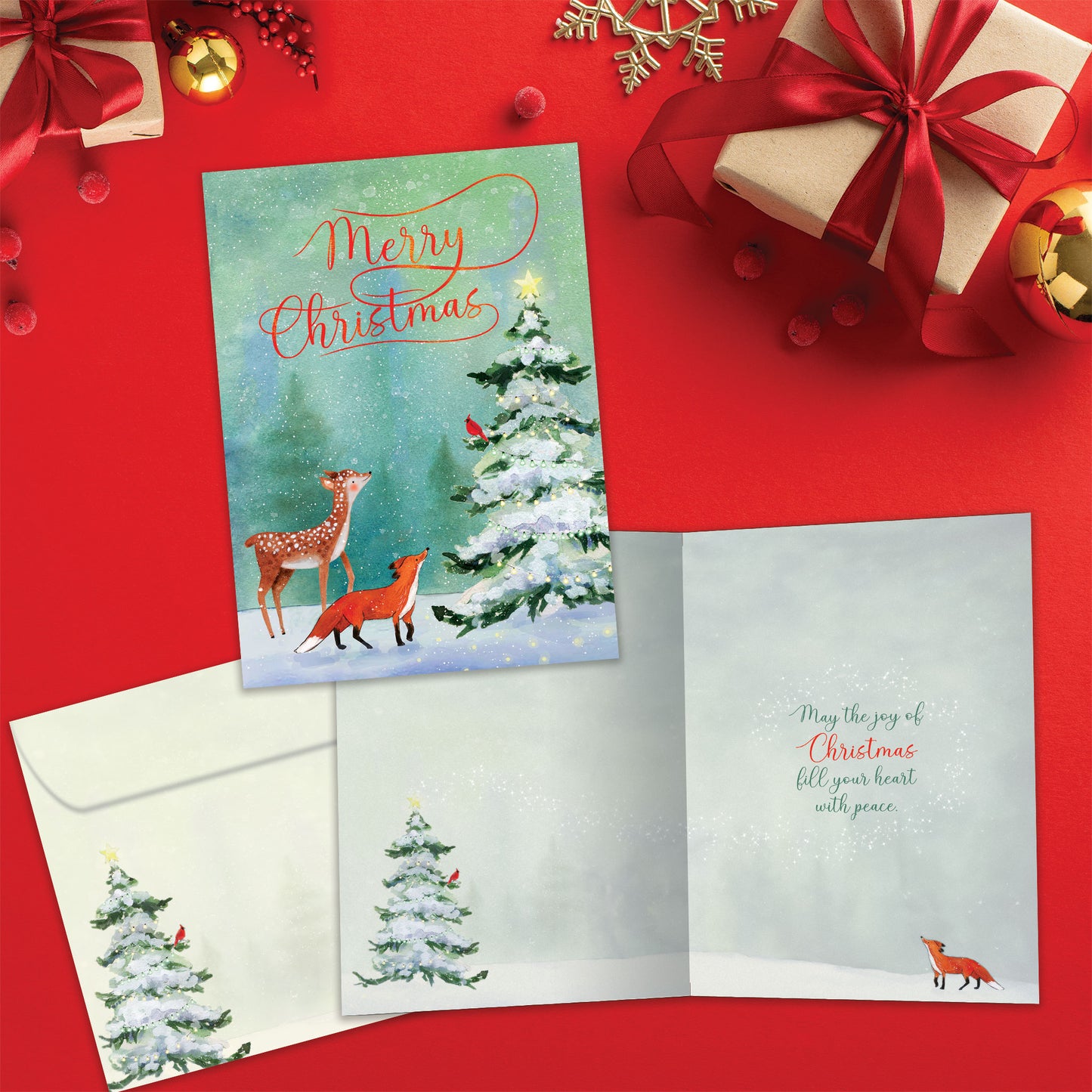 Winter Joy Christmas Card