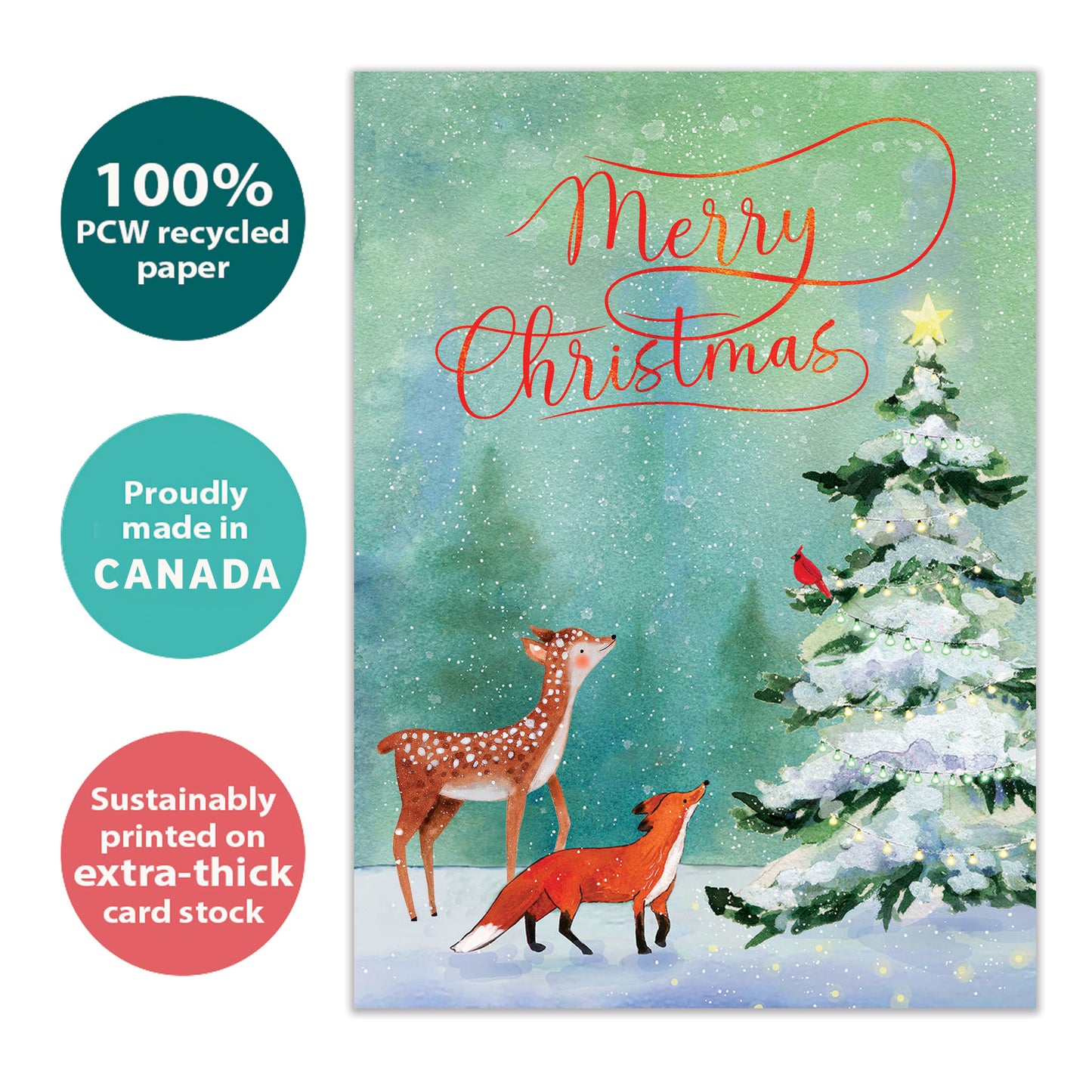 Winter Joy Christmas Card