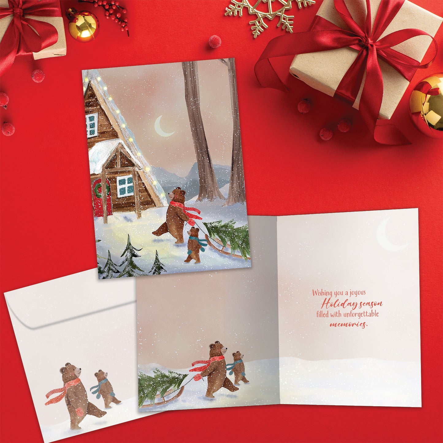 Unforgettable Bears Christmas Card