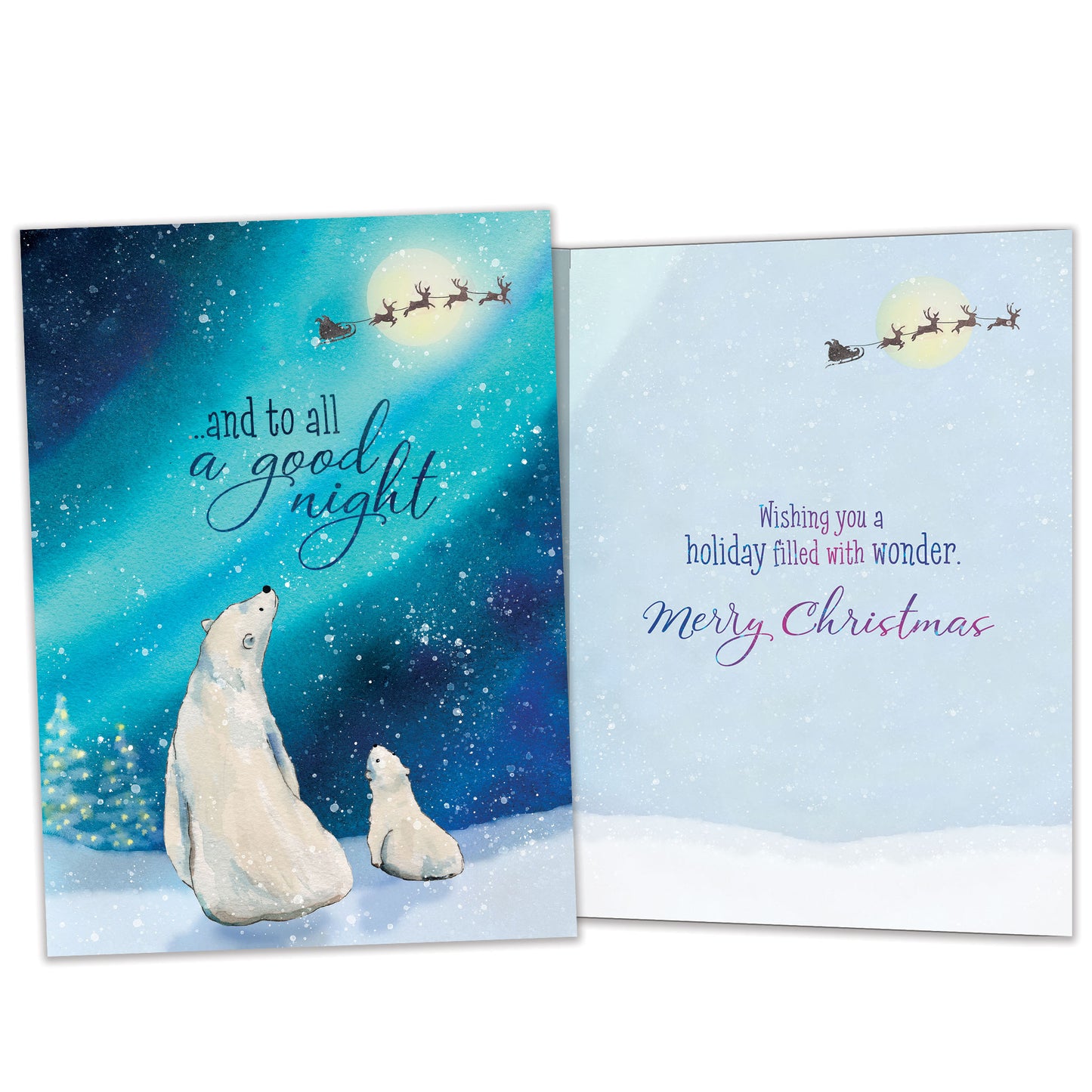 Polar Bear Wonder Christmas Card