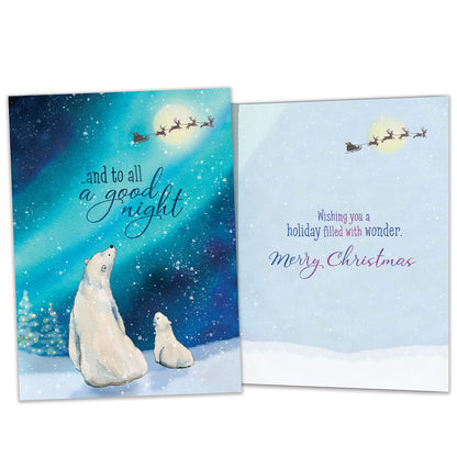 Polar Bear Wonder Christmas Card