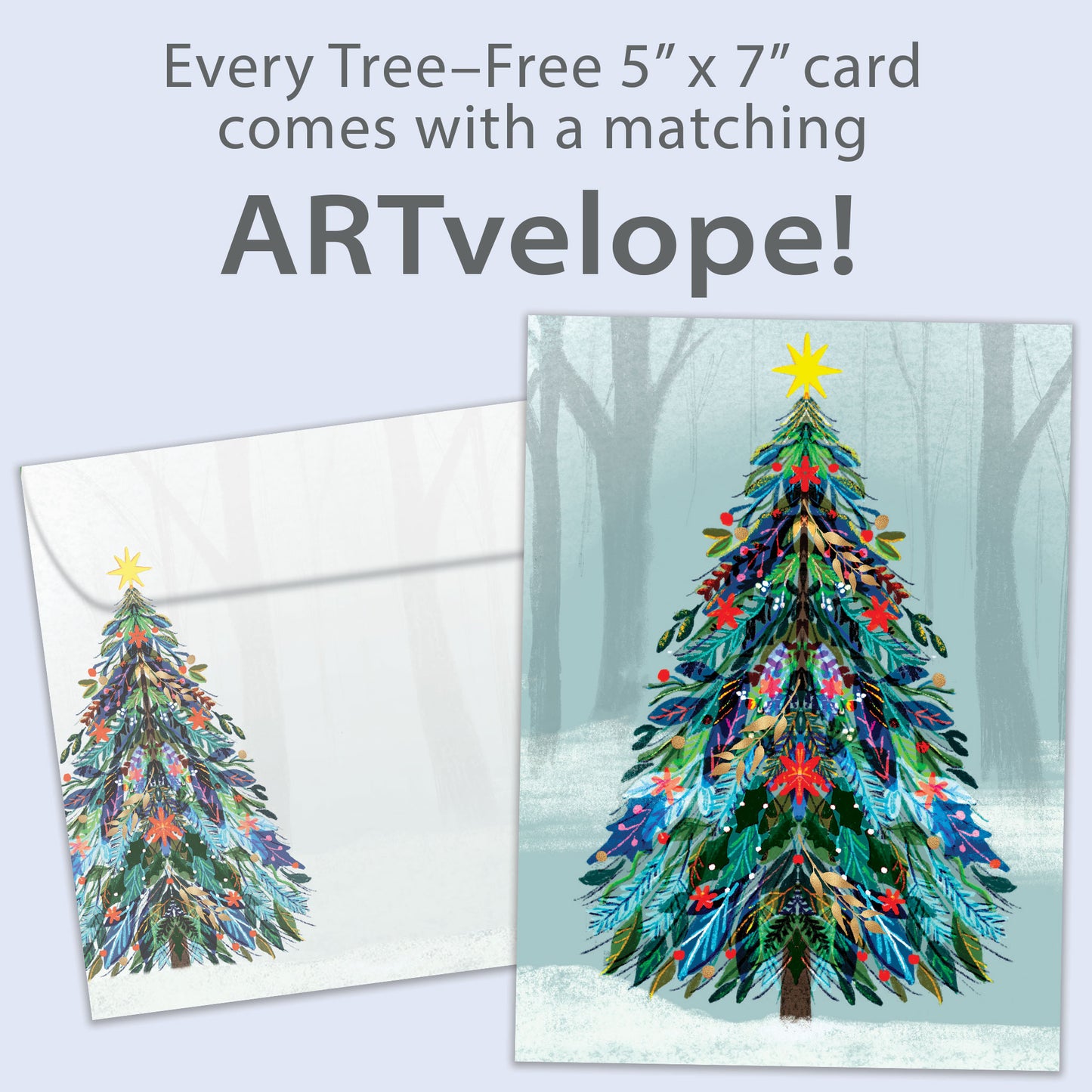Tree Sparkle Christmas Card