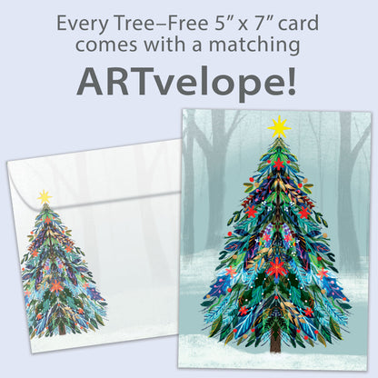 Tree Sparkle Christmas Card