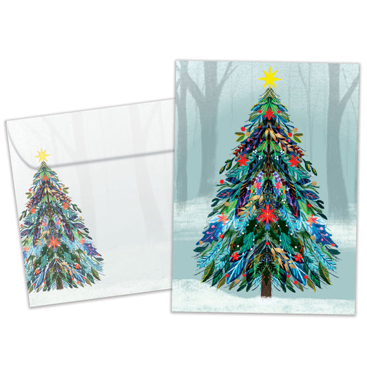 Tree Sparkle Christmas Card