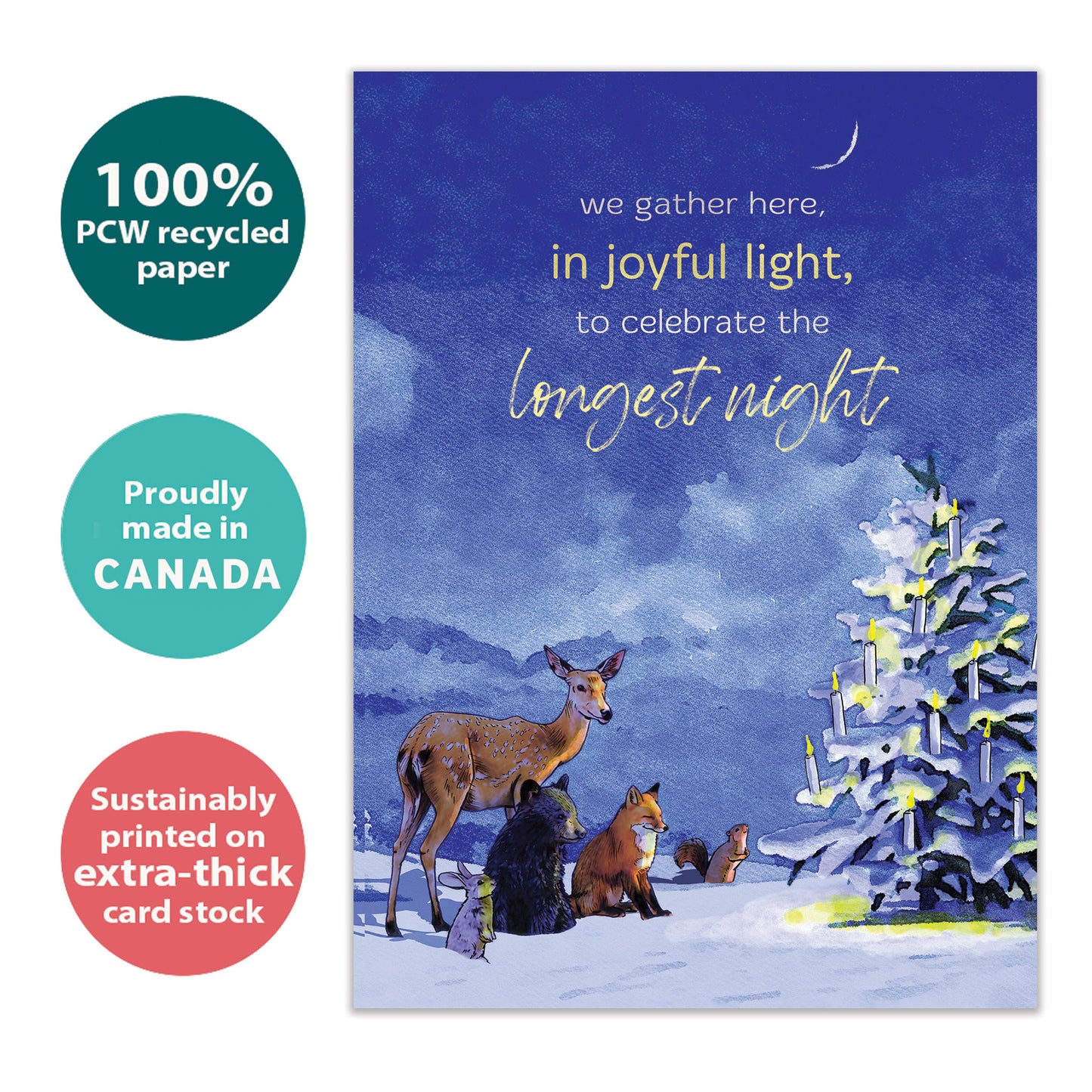 Joyful Winter Solstice Card