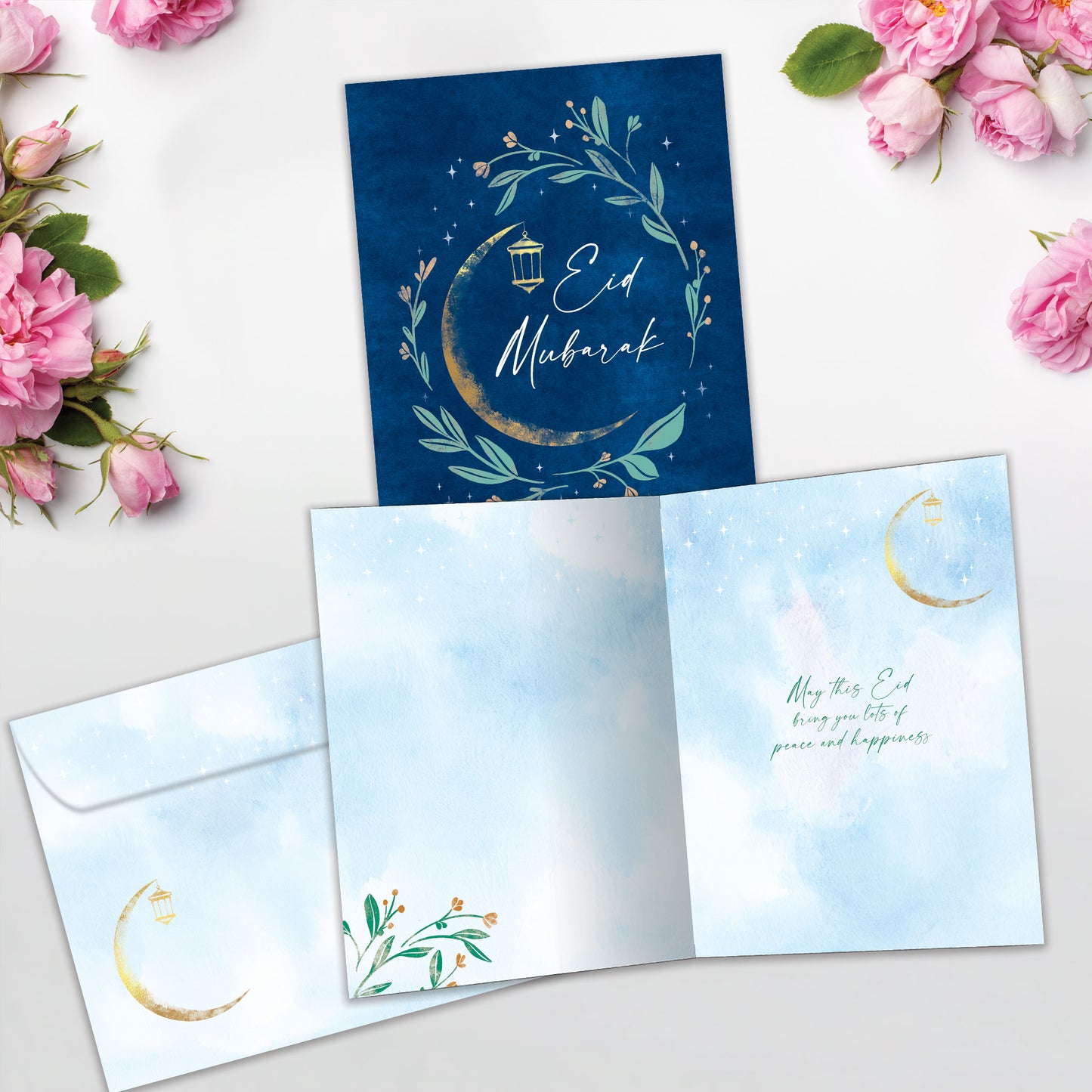 Lantern Moon Eid Card