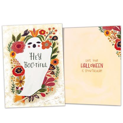Bootiful Ghost Halloween Card