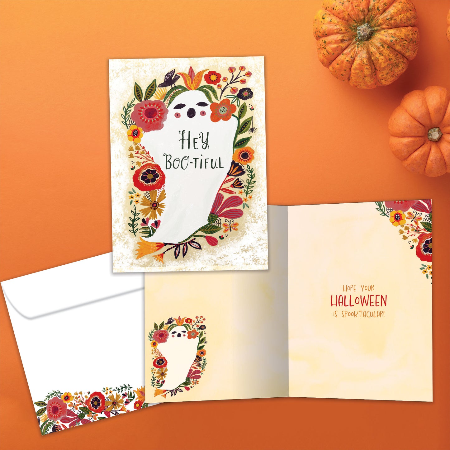 Bootiful Ghost Halloween Card
