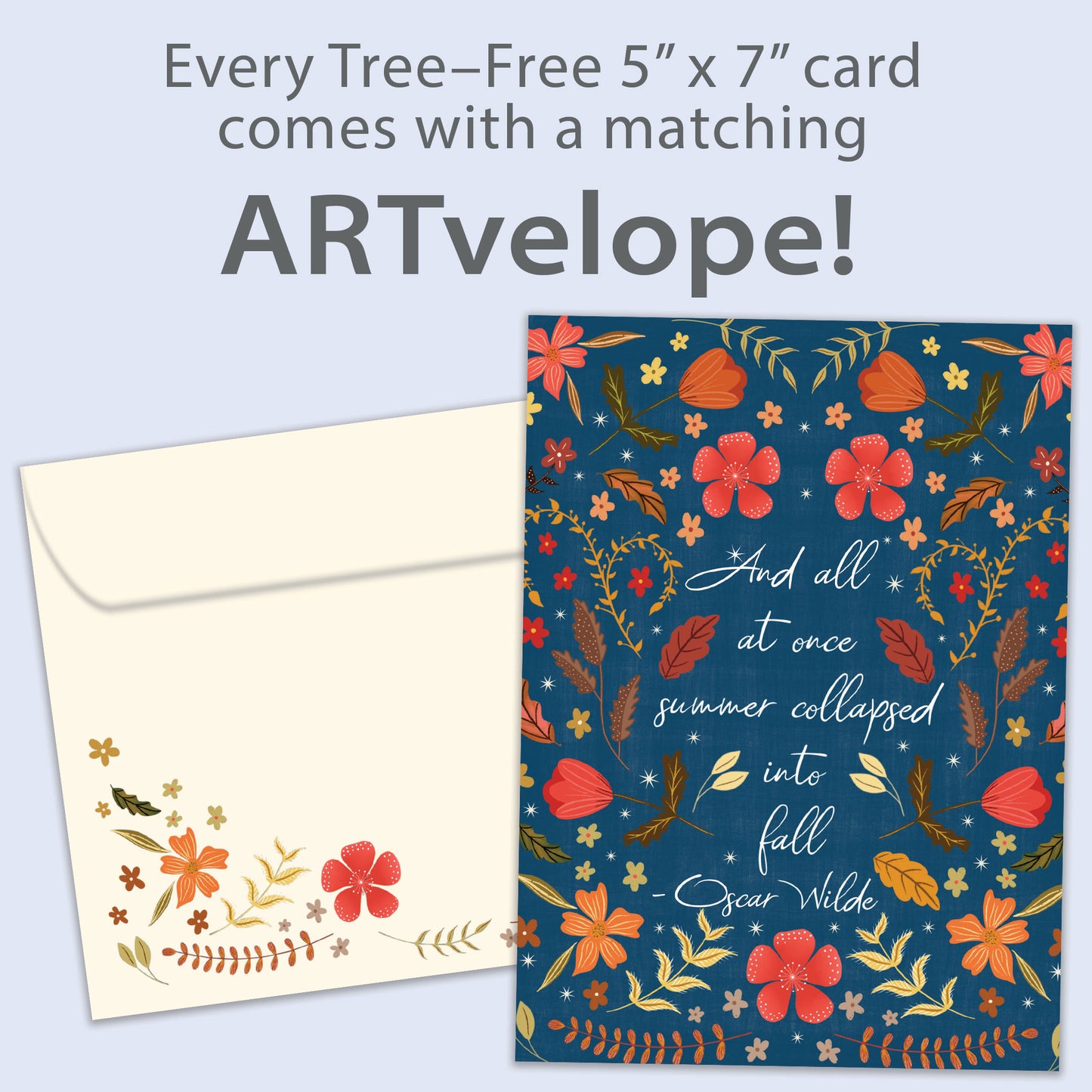 Floral Fall Thanksgiving Card