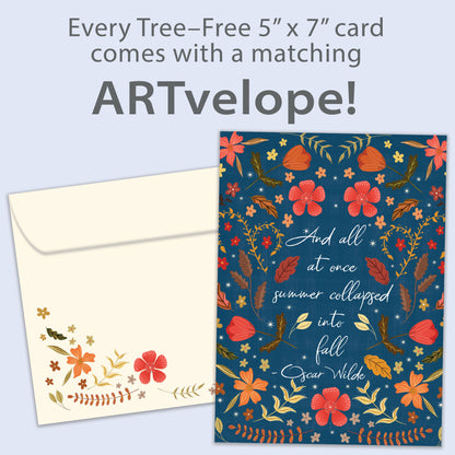 Floral Fall Thanksgiving Card