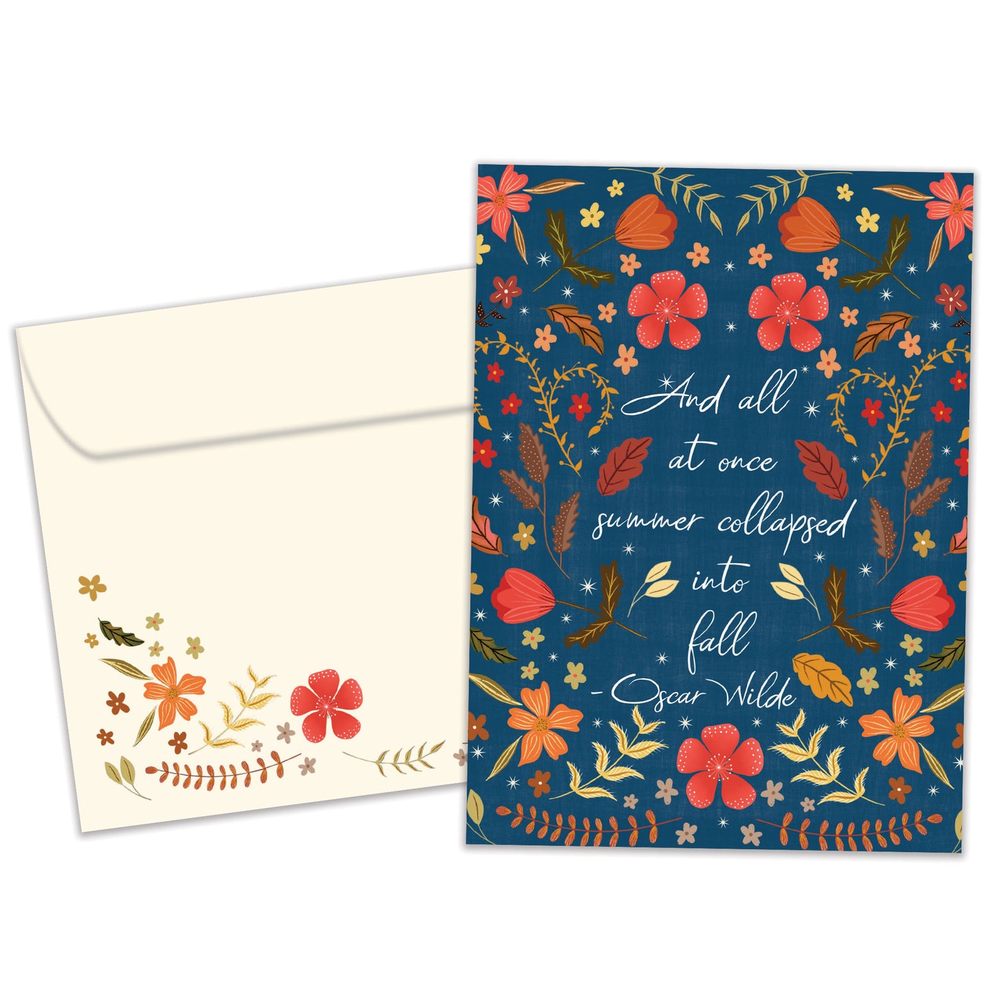 Floral Fall Thanksgiving Card