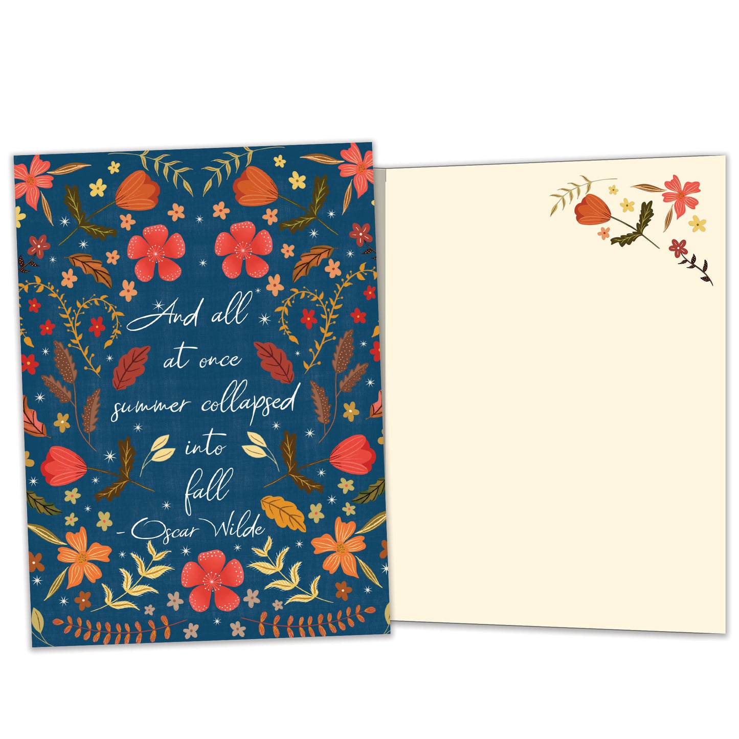 Floral Fall Thanksgiving Card