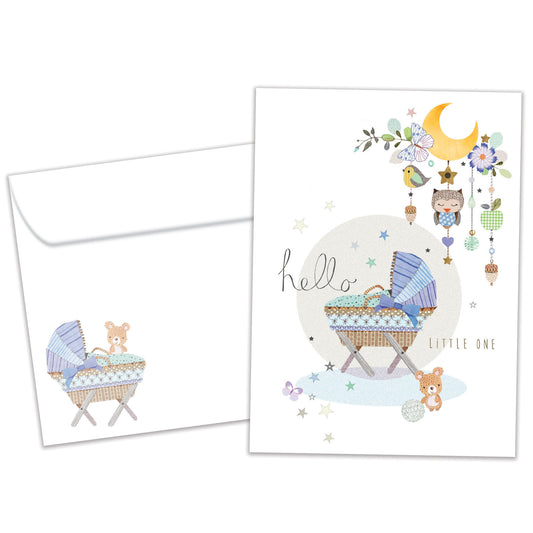 Hello Little One New Baby Card